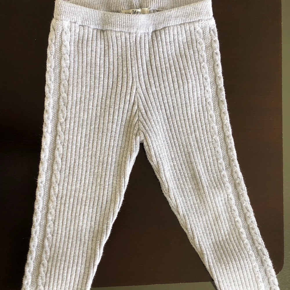 Mayoral Cozy Ribbed Leggings with Side Detail